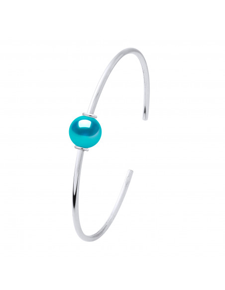 Braccialetto rotondo per talloni da taglio da 9 mm in argento 925 - Camille