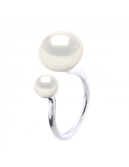 Duo Ring Culture Beads in 925 - Nataly
