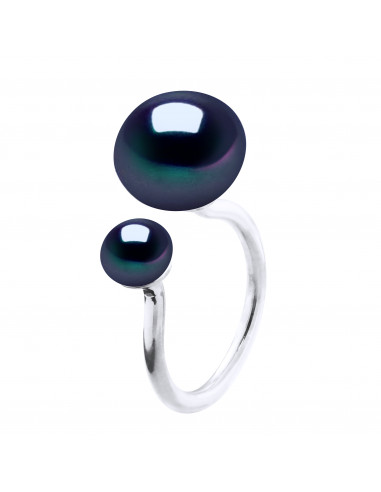Duo Ring Culture Beads in 925 - Nataly