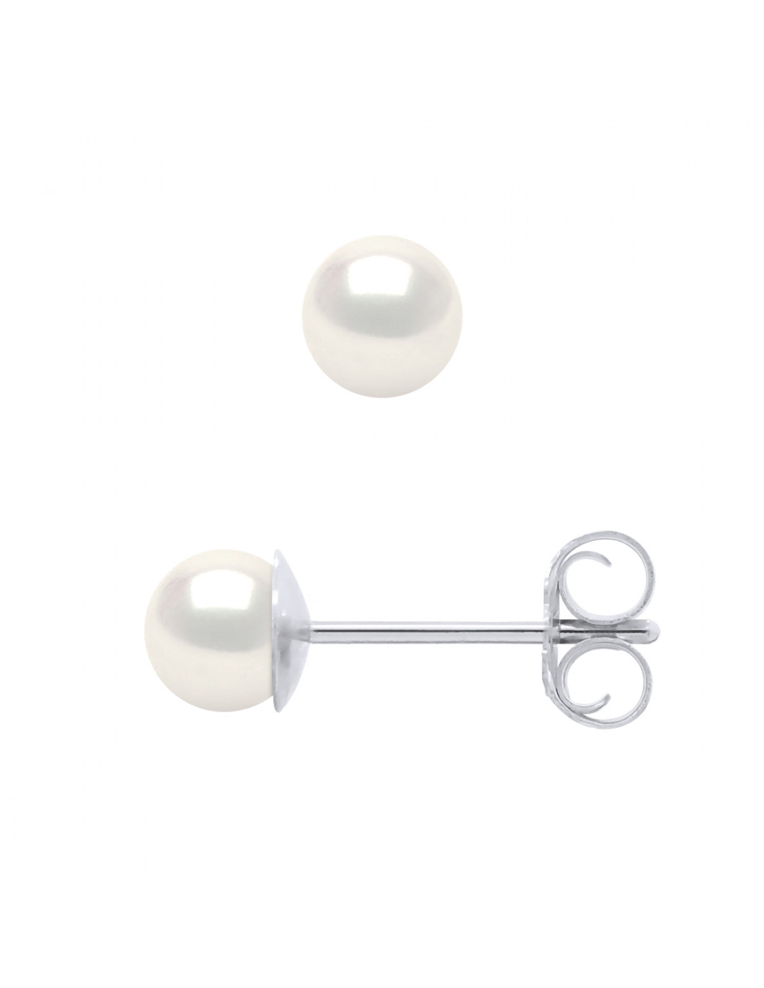 Création Boucles d'oreille perles modèle « Claire » Longueur 5 cm neuves