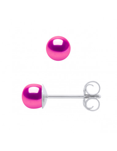 Orecchini per perle di cultura 4-5 mm - 5 colori disponibili - Argento 925 - Marie