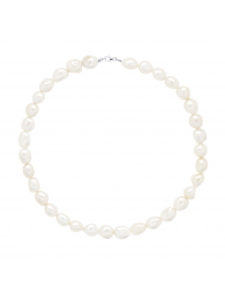 Collar de cuentas barroco 11-12 mm en plata 925 - maya