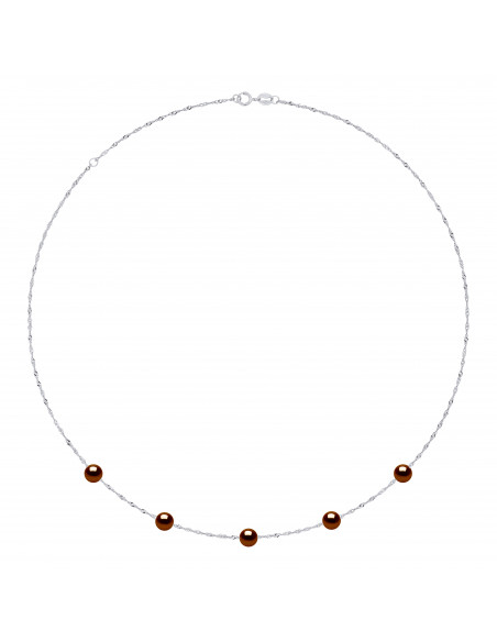 Collier Or Jaune Maille Singapour et Véritable Perle de Tahiti