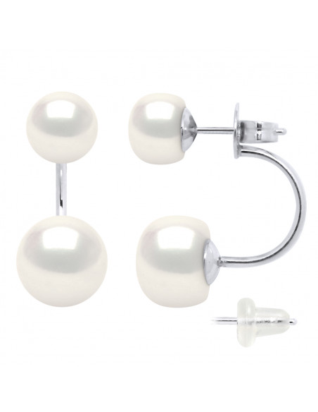 Orecchini Duo argento Cultura perline 925 - Eva