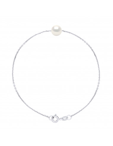 Cuerda redonda Cadena de cuentas recta 7 mm en plata 925 - 6 colores - Romy