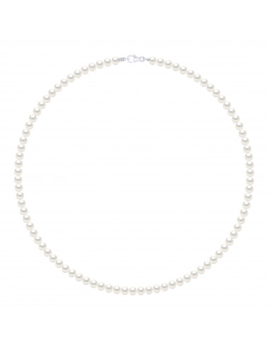 Collar Rango de semi redondo semi Ronda 6 mm - 2 colores - Plata 925 - Elyaya