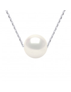 Collier Perle de Culture Ronde 10 mm - 7 Coloris Disponibles - Argent 925 - LLONA