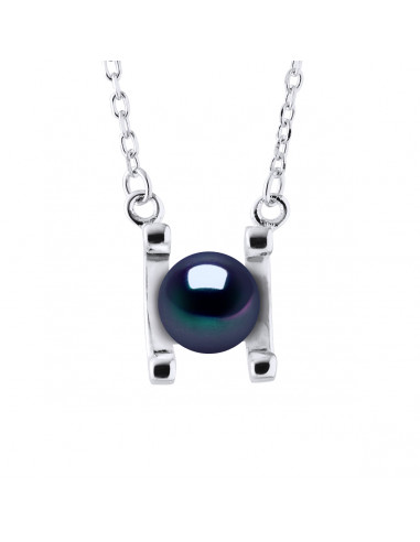 Collana a sospensione per perle di cultura - 2 colori - Argento 925 - Ashley