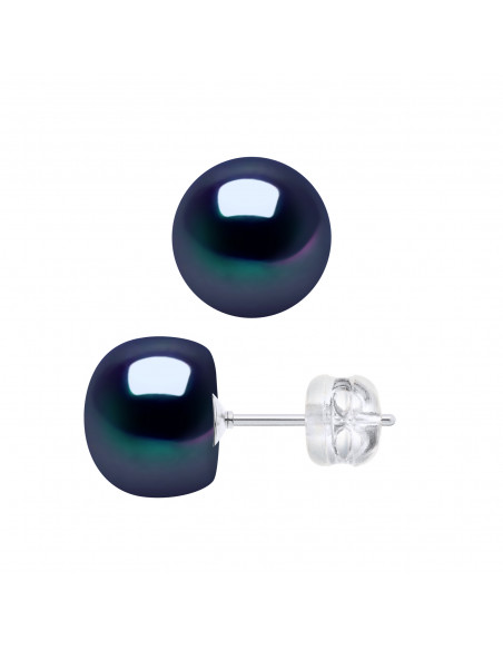 Orecchini in oro e talloni per perline culturali da 8 mm - 2 colori - Flastie