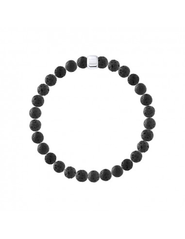 Pulsera recta protectora de la lavadora natural - Plata 925 - Thasos