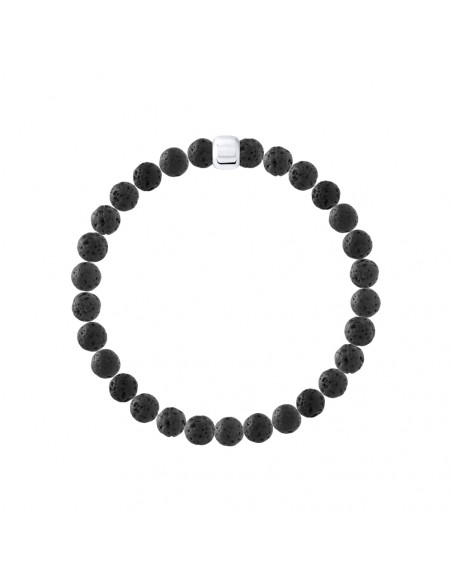 Pulsera recta protectora de la lavadora natural - Plata 925 - Thasos