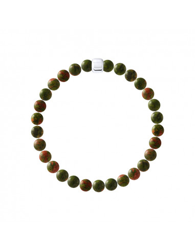 Protective Bracelet in Natural Unikate - Silver 925 - Thasos