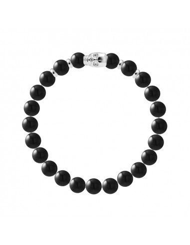 Black Obsidian Bracelet - Silver 925 - Shaman
