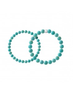 Bracelets Duo en Turquoise Véritable - Argent 925 - ZEN