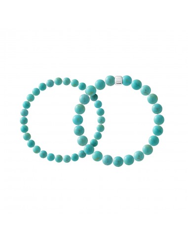 Pulseras Dúo en Turquesa Genuine - Plata 925 - Zen