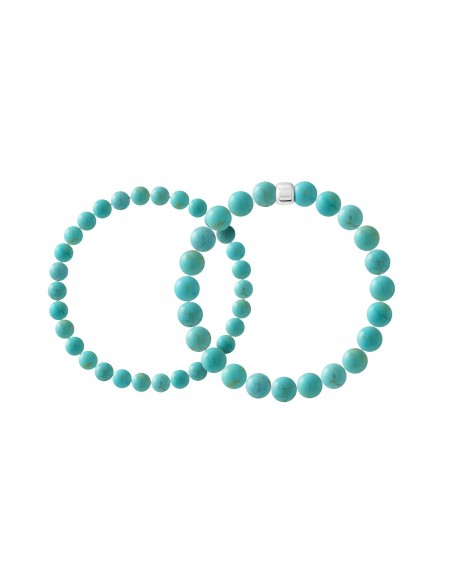 Bracciali DUO in turchese Genuine - Argento 925 - Zen