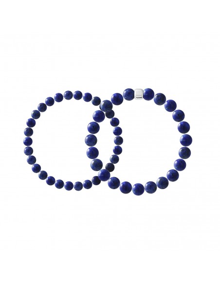 LAZULI LAPIZ DUO Bracelets - Silver 925 - ZEN
