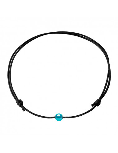 Tobacco Tobacco Cotton Pearl Necklace With Solid Silver Sleeves