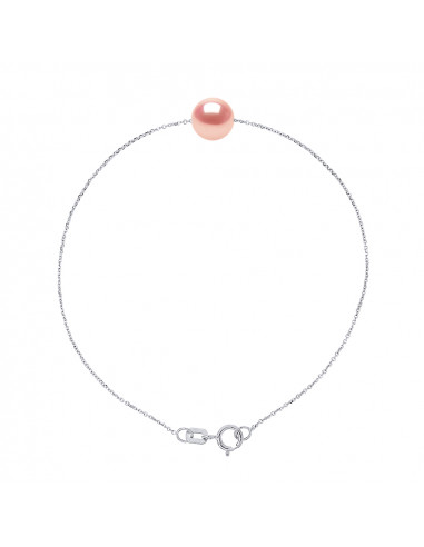 Branzello rotondo perlina String dritto 7 mm in argento 925 - 6 colori - romy