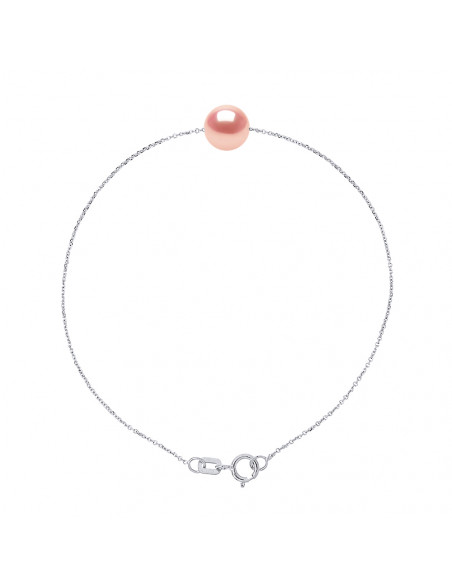 Branzello rotondo perlina String dritto 7 mm in argento 925 - 6 colori - romy