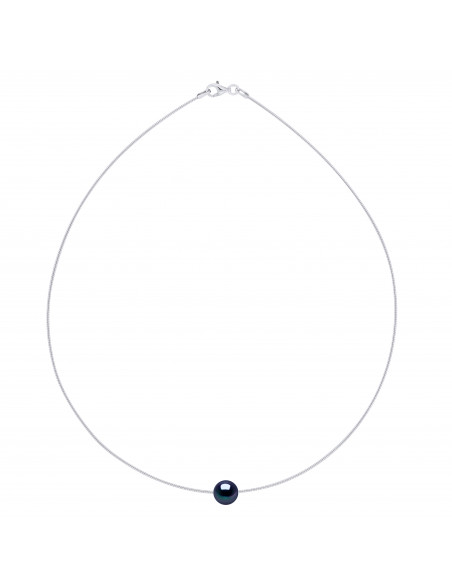 Omega Ronda Cultura collar de cuentas 9 mm en plata 925 - NATALIA