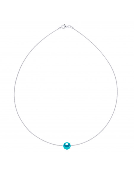 Omega Ronda Cultura collar de cuentas 9 mm en plata 925 - NATALIA