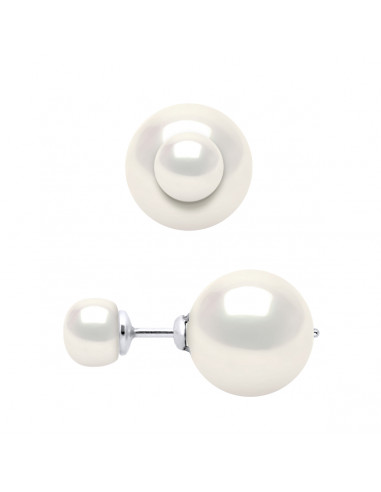 Pendientes Doble Cultura de plata Beads 925 - Lana