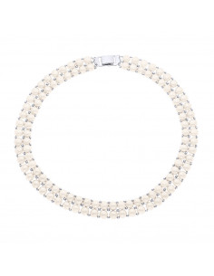 Collier 2 Rangs Perles de Culture 4 mm - 5 Coloris - LENA
