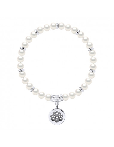 Break Brelope Cultures Semi Round Cultures 6-7 mm Silver 925 - Lotus White