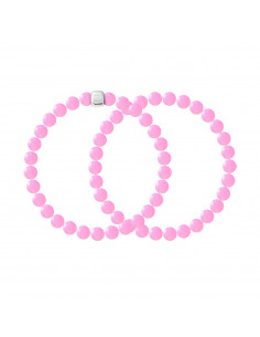 Pulseras de dúo de ágata de plata 925 - Sauce