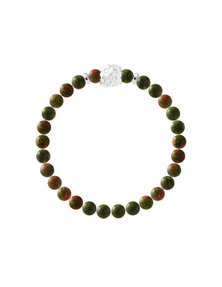 Bracciale in argento naturale non aggressivo 925 - potenza floreale