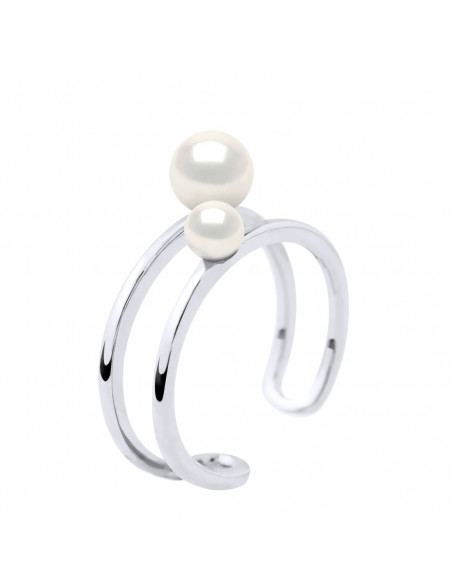 Duo-Ringkultur-Perlen 925 - Julia