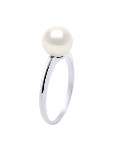 Finesse ring in silverVidable white pearl