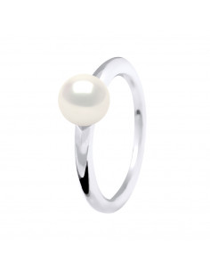 Bague Perle de Culture en Argent 925 - 2 Coloris - JULIANA