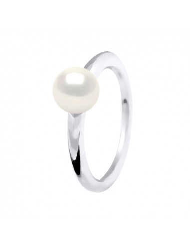 925 Silberkultur Pearl Ring - 2 Farben - Juliana
