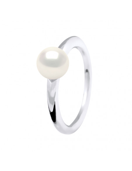 925 Silberkultur Pearl Ring - 2 Farben - Juliana