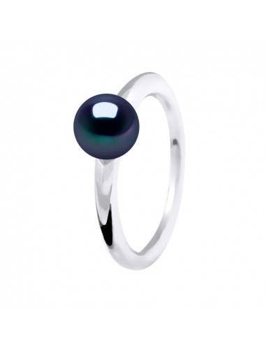 Bague Perle de Culture en Argent 925 - 2 Coloris - JULIANA