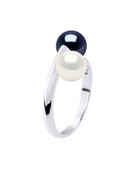 Toi & Moi Ring Silber Perlen 925 - ADELE