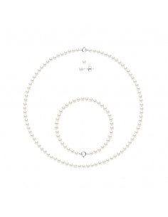 Collares, pulseras y pendientes Cultura de cuentas y 925 - 8 colores disponibles - Albane