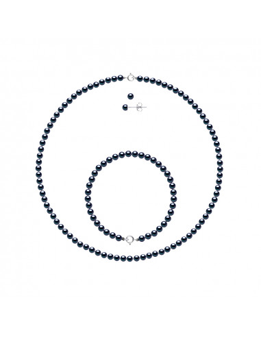 Necklaces, Bracelets and Earrings Culture Beads and 925 - 8 Colors available - Albane