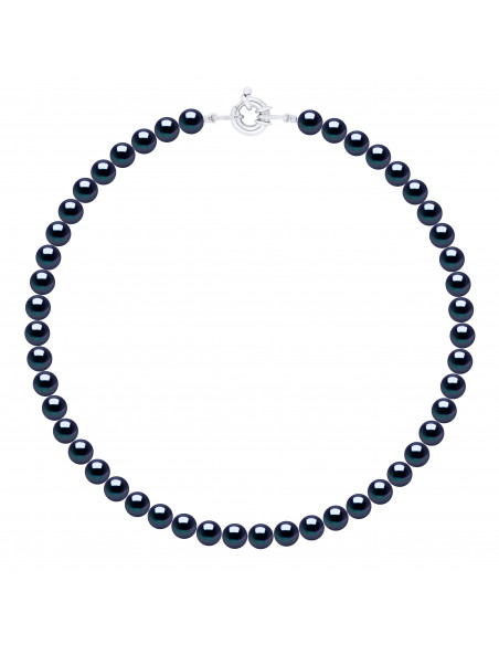 Collana Classifica Real Pearls Argento Argento Chiusura