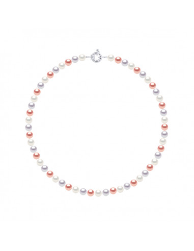 Collana Classifica Real Pearls Argento Argento Chiusura