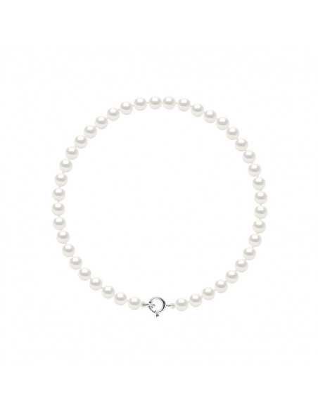 Braccialetti per perline d'acqua dolce semi-rotondi - diverse misure disponibili - in argento 925 - Claire