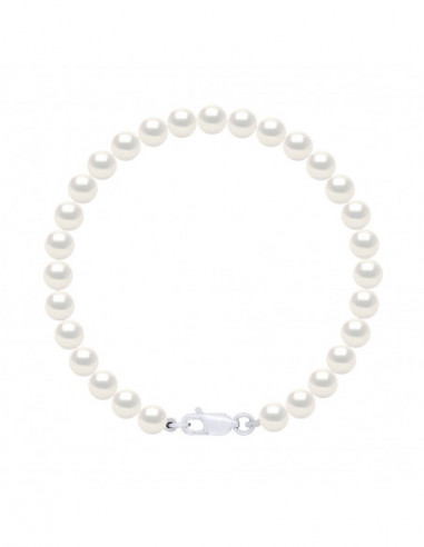 Semi Round Beaded Bracelets - Several Sizes - 925 Silver - Stella