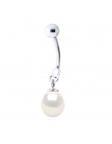 Piercing Culture Pearl Charque - 3 Farben verfügbar - Silber 925 - Luna