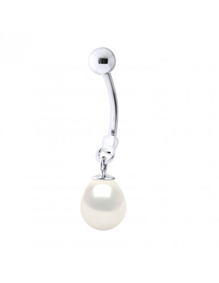 Piercing Cultura perla Charque - 3 colori disponibili - Argento 925 - Luna