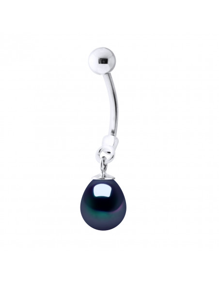 Piercing Cultura perla Charque - 3 colori disponibili - Argento 925 - Luna