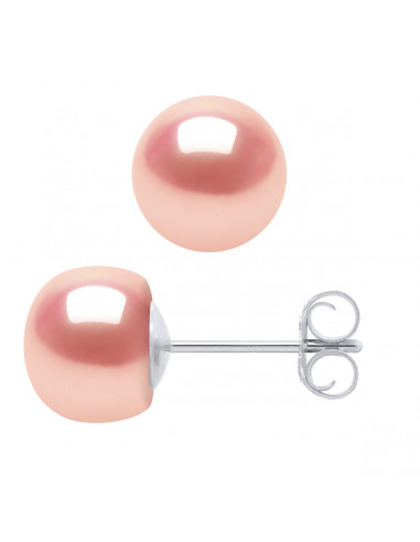 Orecchini per perle di cultura 7-8 mm - 3 colori disponibili - Argento 925 - Marina