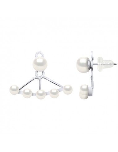 Pendientes de cuentas de cultura - 2 colores - Plata 925 - Linda