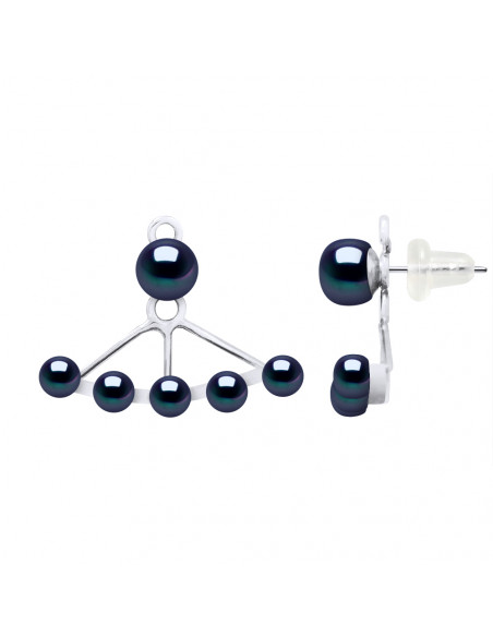 Orecchini per perle di coltura - 2 colori - Argento 925 - Linda